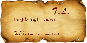 Tarjányi Laura névjegykártya
